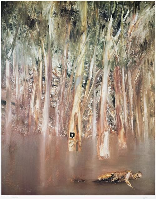 KELLY AND POLICEMAN, 1982 (FROM THE RIVERBEND SERIES)