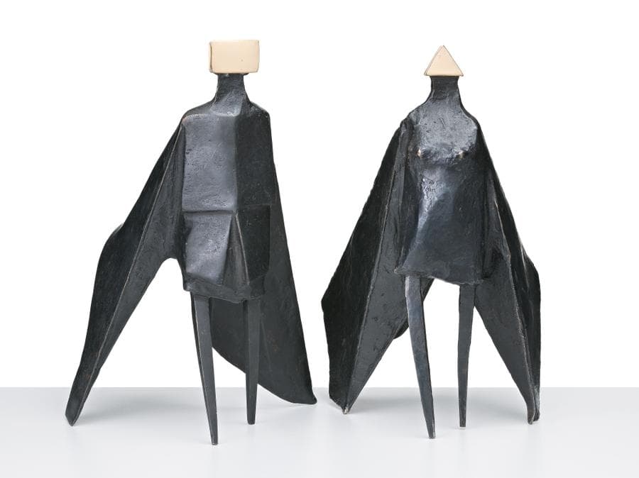WALKING CLOAKED FIGURES VIII