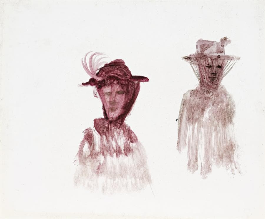 LADIES WITH HATS