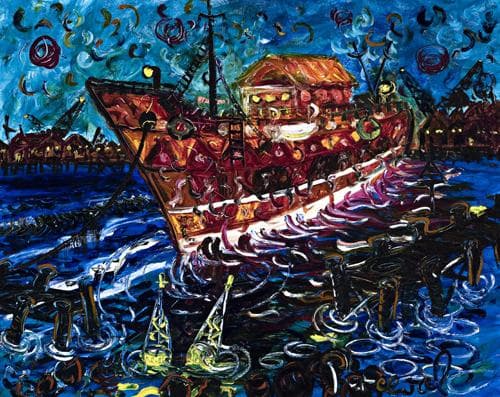OLD BOAT, WILLIAMSTOWN