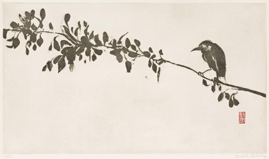BIRD ON A BRANCH