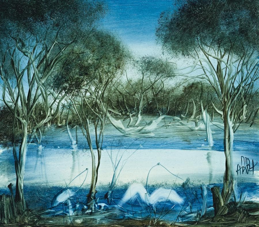 IBIS IN LANDSCAPE