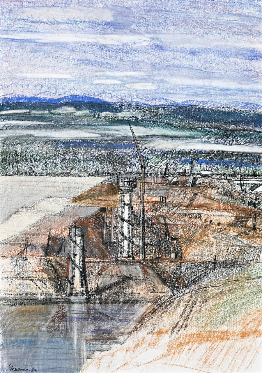 CONSTRUCTION: THOMPSON RIVER DAM UNDER CONSTRUCTION