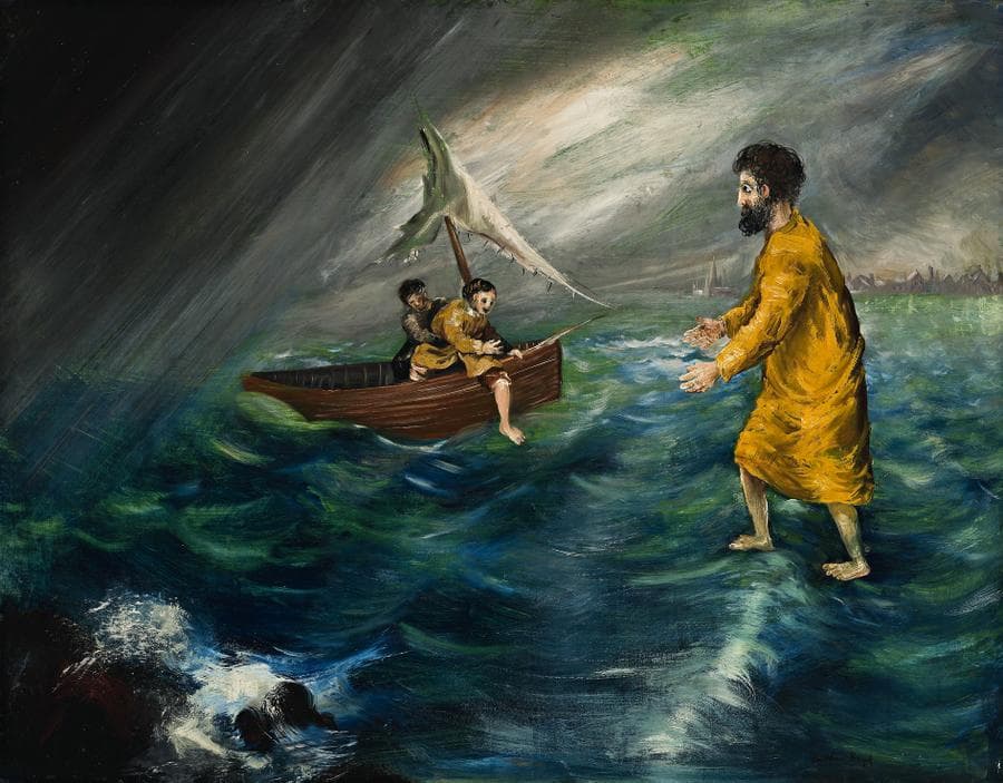 CHRIST WALKING ON THE WATER