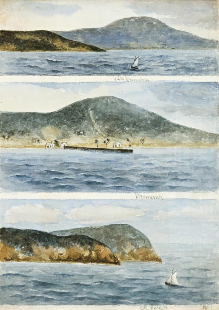 THREE VIEWS OF SORRENTO AND DROMANA