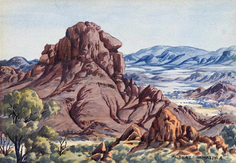 TOWARDS SIMPSONS GAP, CENTRAL AUSTRALIA