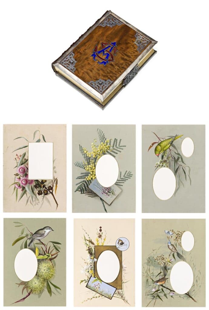 DECORATED PHOTOGRAPH ALBUM