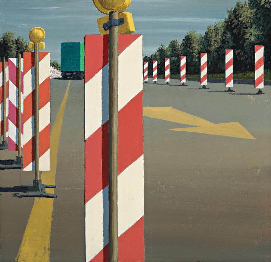 STUDY FOR AUTOBAHN IN THE BLACK FOREST I