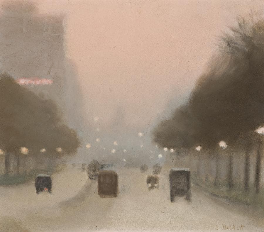 EVENING, ST KILDA ROAD