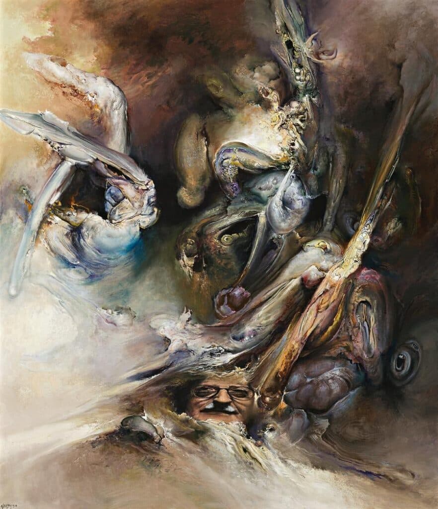 LANDSCAPE WITH SELF-PORTRAIT IN PARENTHESIS