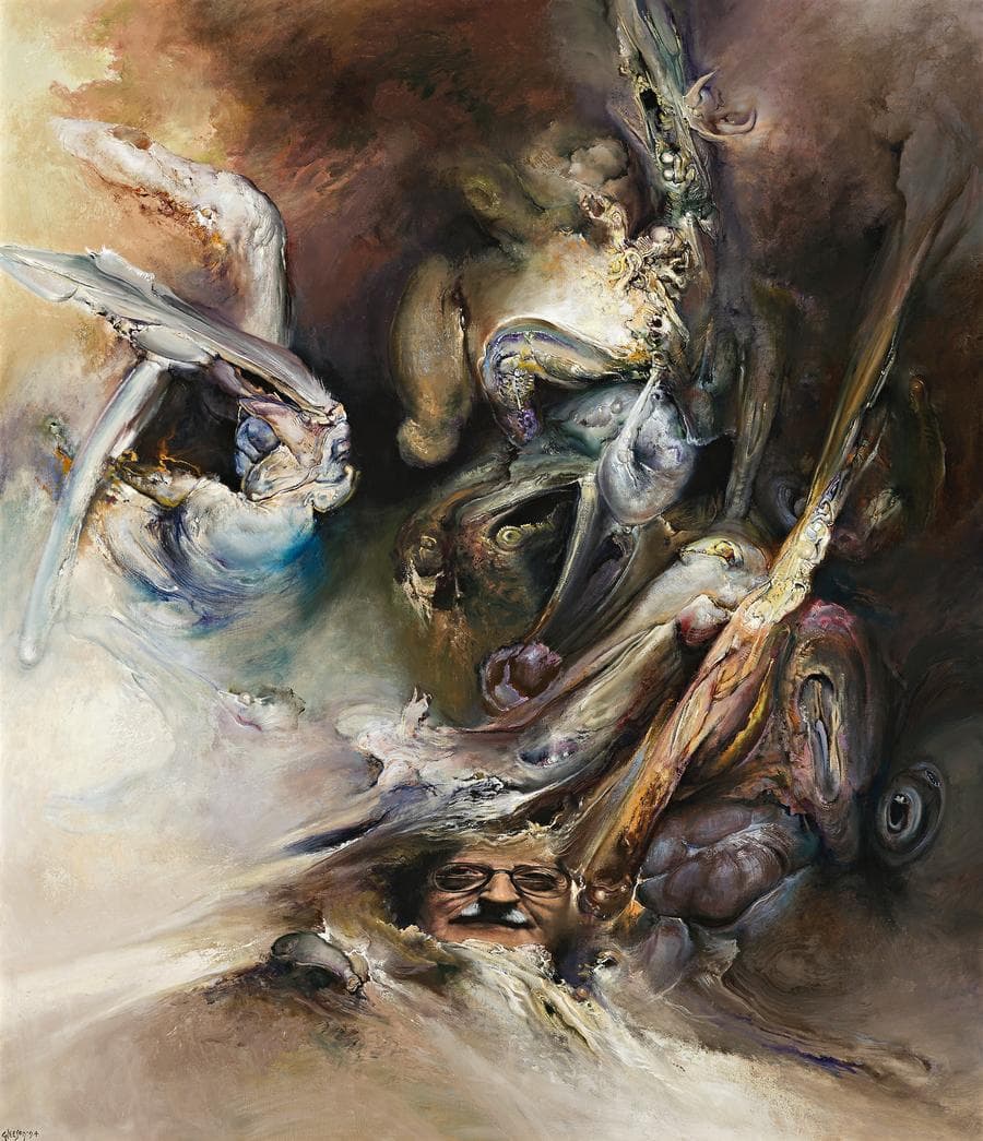 LANDSCAPE WITH SELF-PORTRAIT IN PARENTHESIS