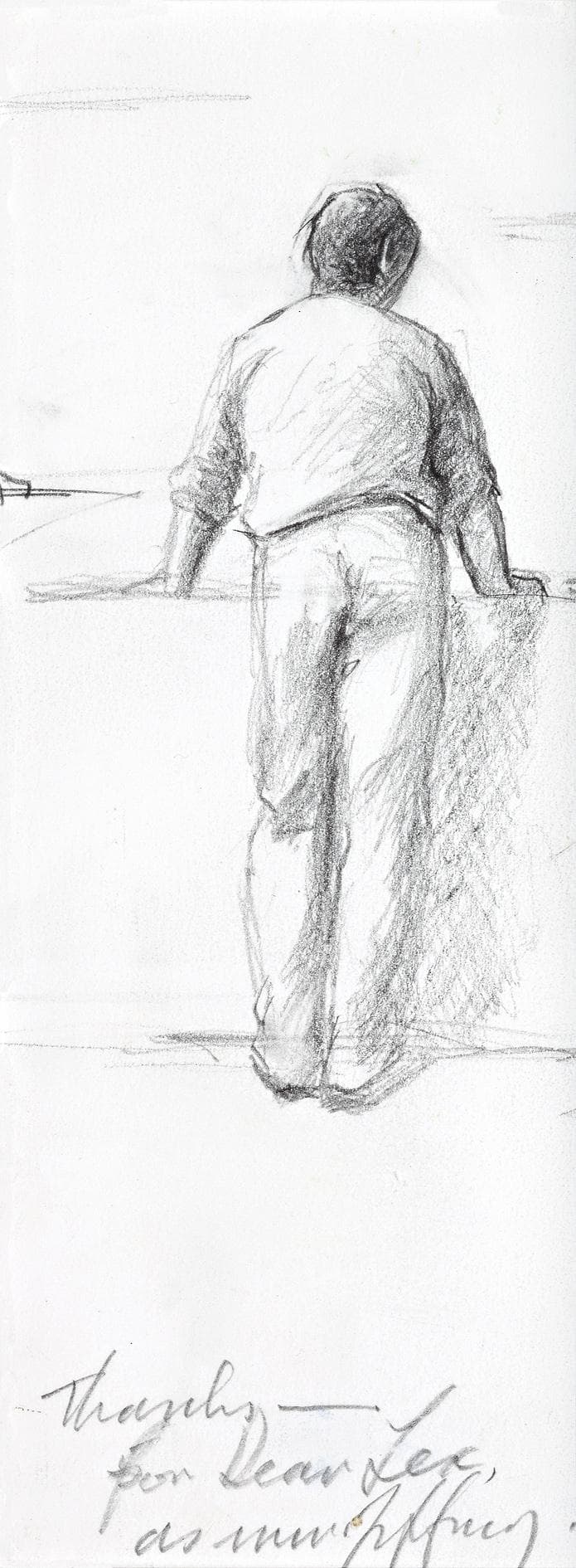 FIGURE STUDY FOR THE TERRACE, VARIATIONS ON A THEME