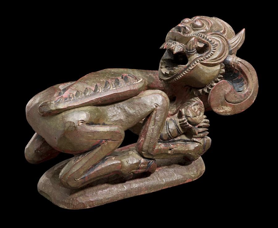 DEMONIC ANIMAL AND CHILD