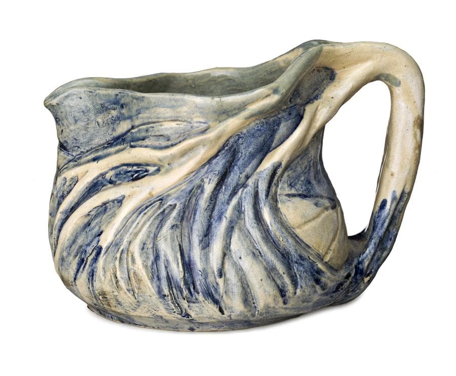 BLUE JUG WITH LANDSCAPE