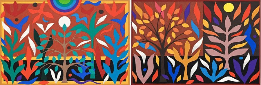 THE SEASONS, 1988 (i) SUMMER, 1988 (ii) AUTUMN, 1988 (iii) WINTER, 1988 (iv) SPRING, 1988 (v) PARADISE GARDEN, 1988 (vi) TREE OF LIFE, 1988 (vii) DEATH AND TRANSFIGURATION, 1988 (viii) RESURRECTION, 1988 (ix) HOZANNA