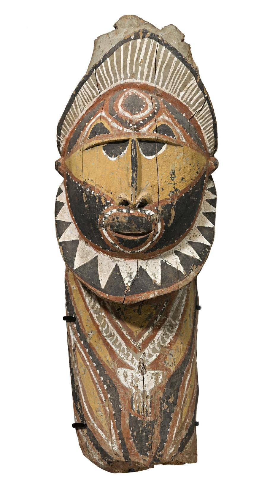 A MONUMENTAL ABELAM CEREMONIAL HEAD