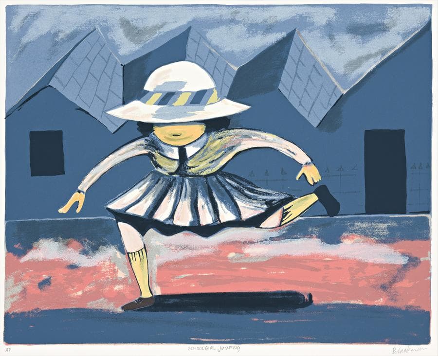 SCHOOLGIRL JUMPING (From Blackman Schoolgirls Portfolio)