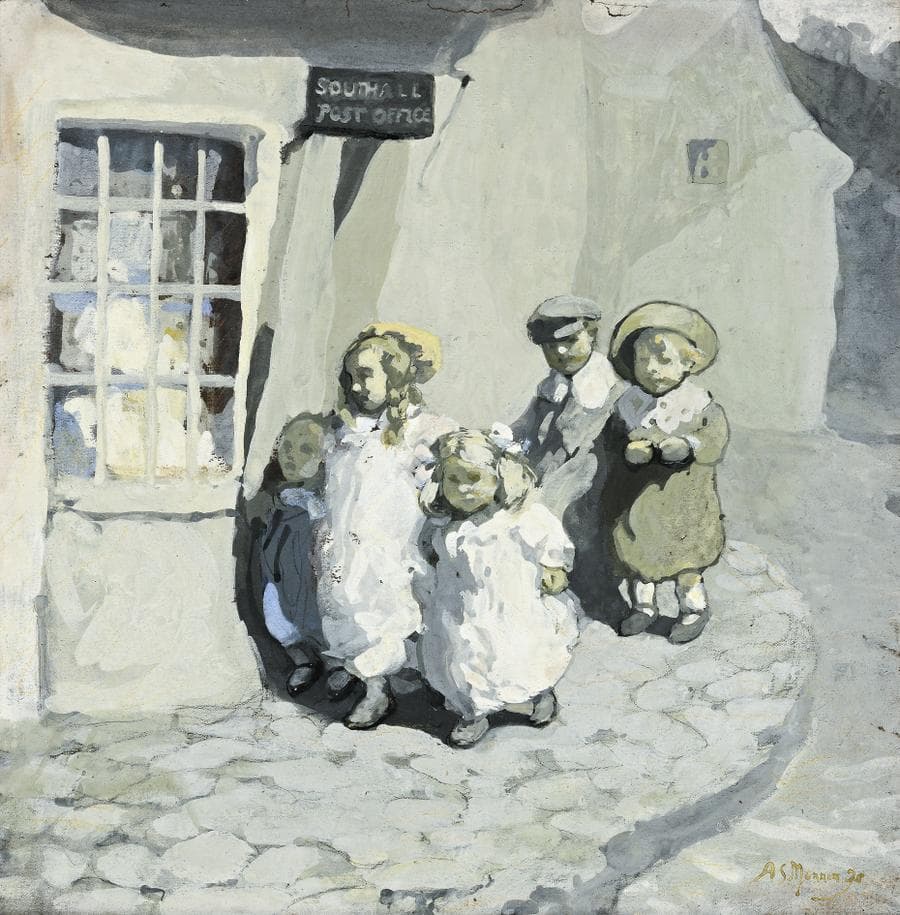 ILLUSTRATION FOR A STORY “PENNY BANK”
