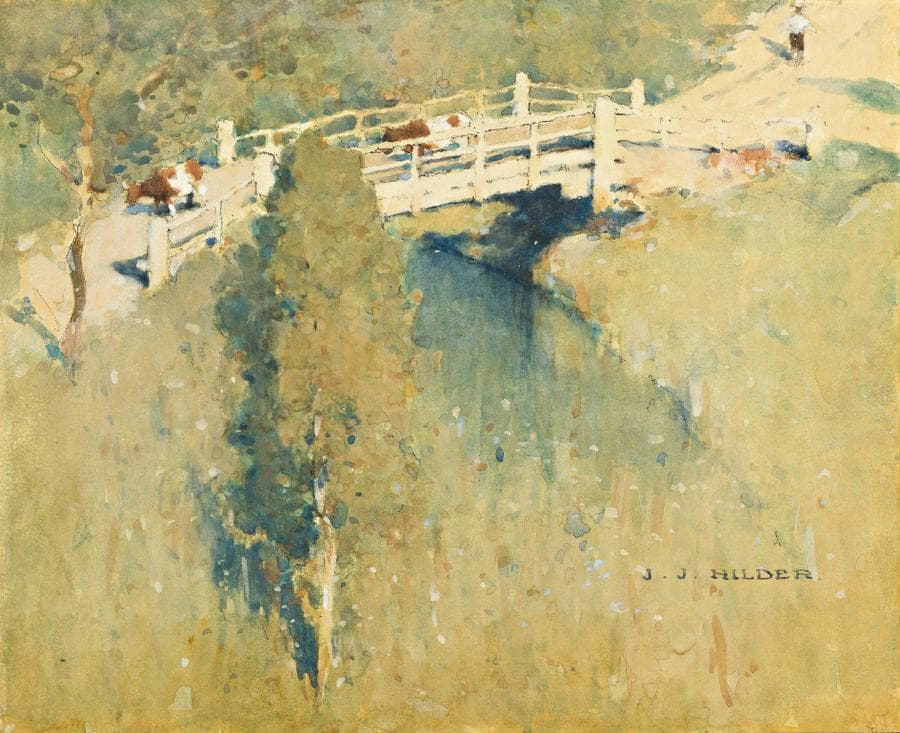 BRIDGE WITH CATTLE CROSSING
