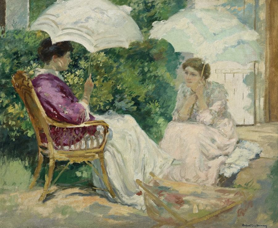 CHATTING, c.1910-15 also known as ‘Causerie’