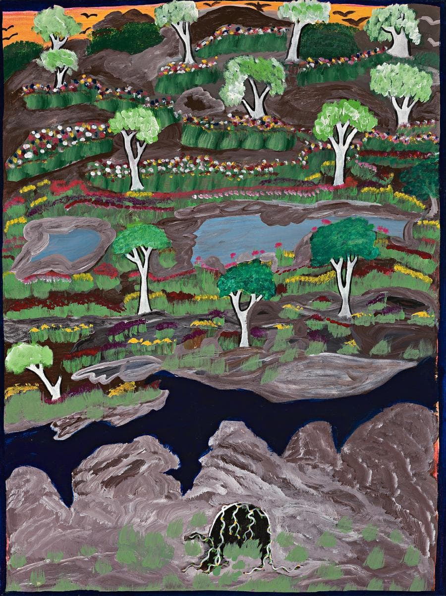 LANDSCAPE AND CAVE