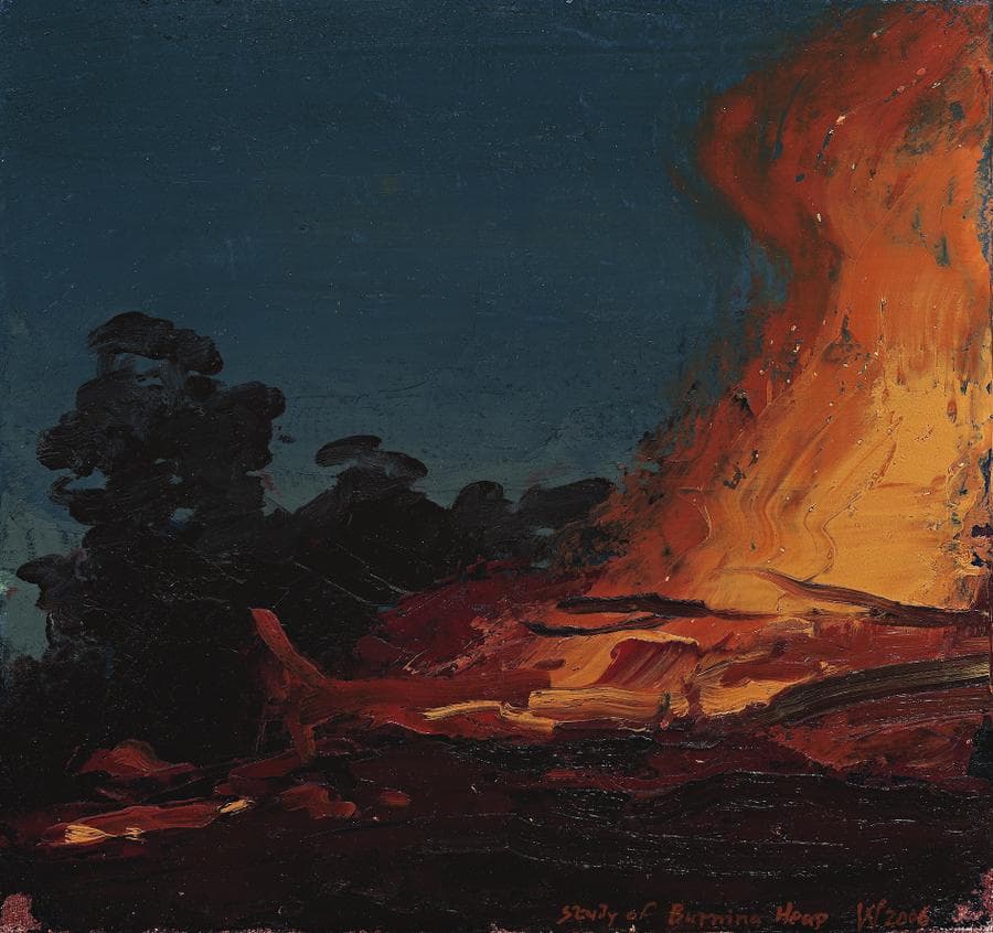 STUDY FOR BURNING HEAP