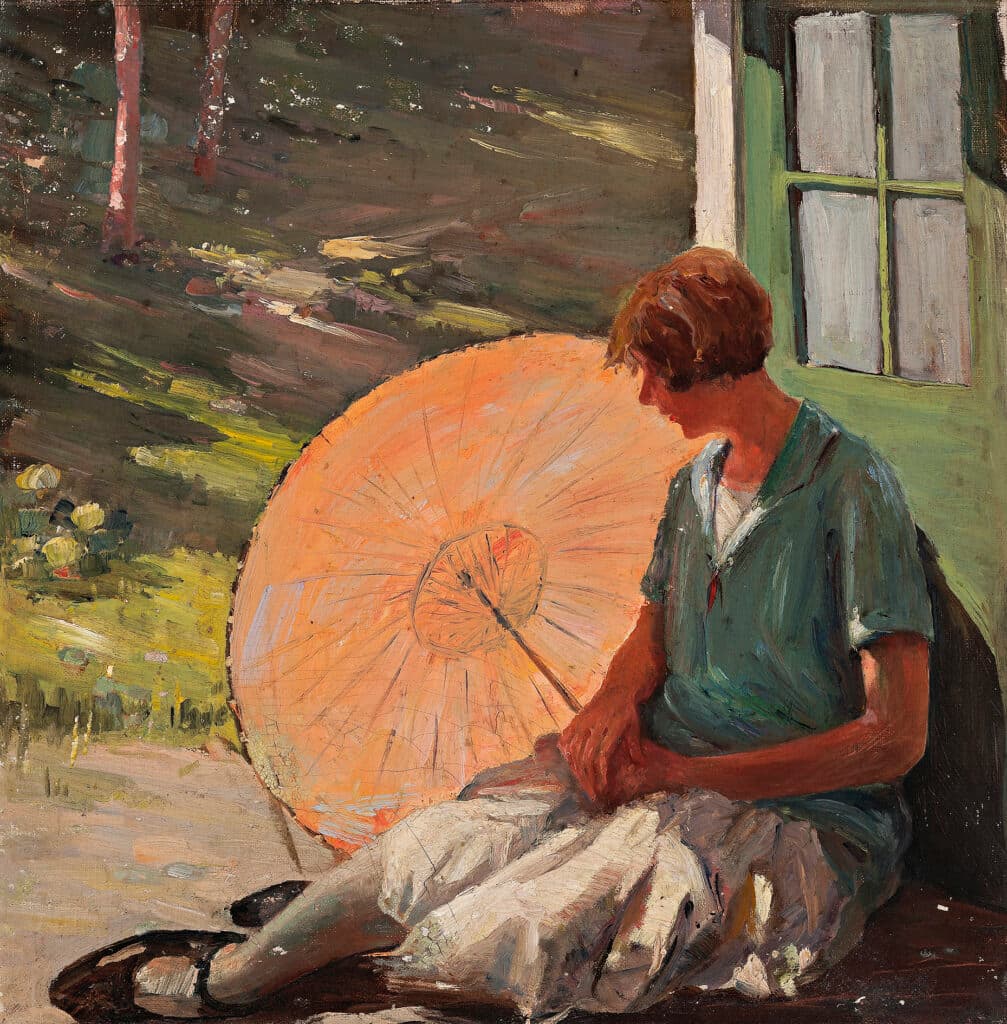THE ORANGE PARASOL