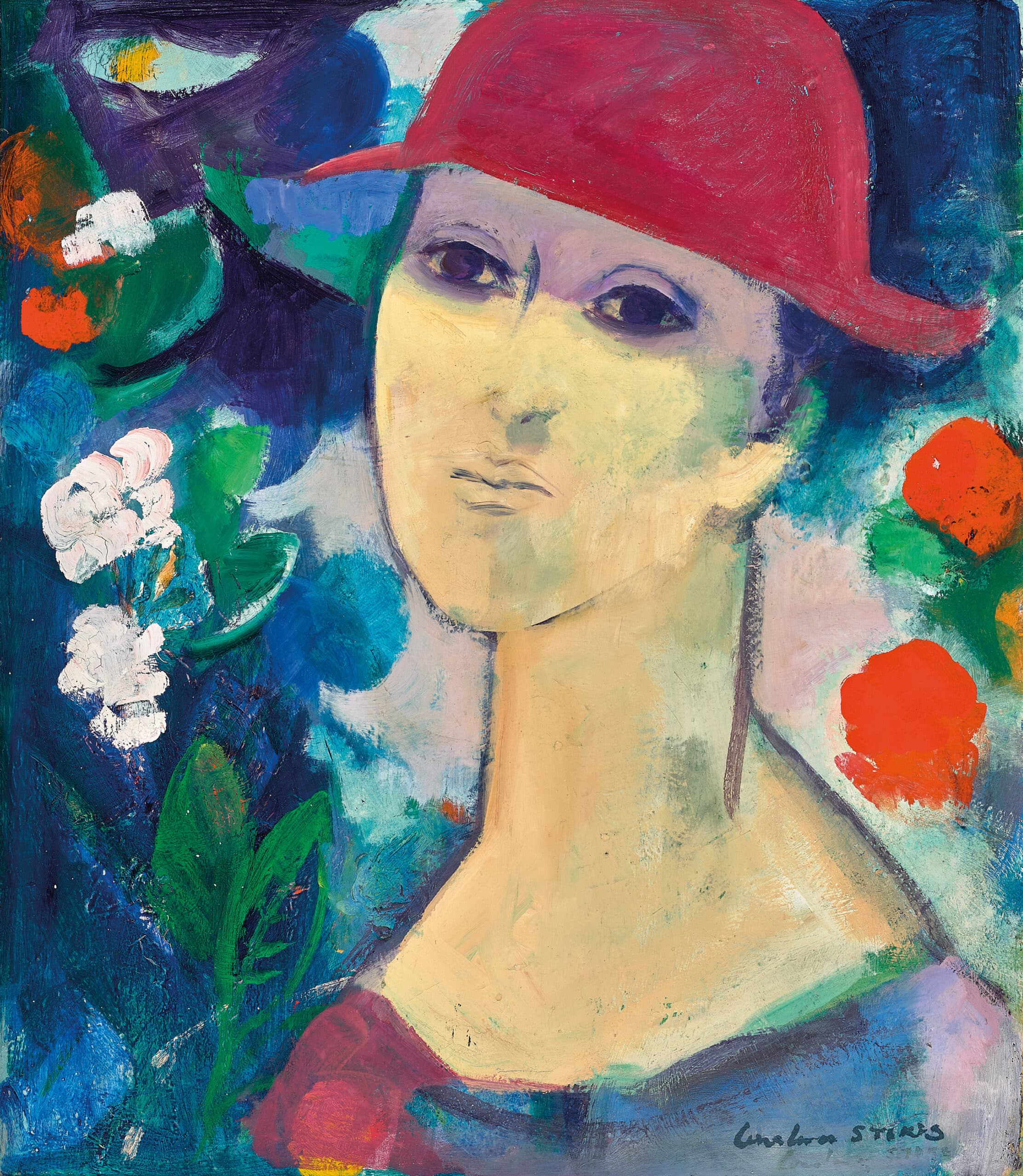 WOMAN IN A GARDEN