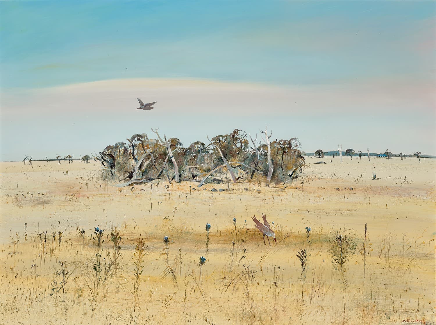 WIMMERA LANDSCAPE WITH THICKET