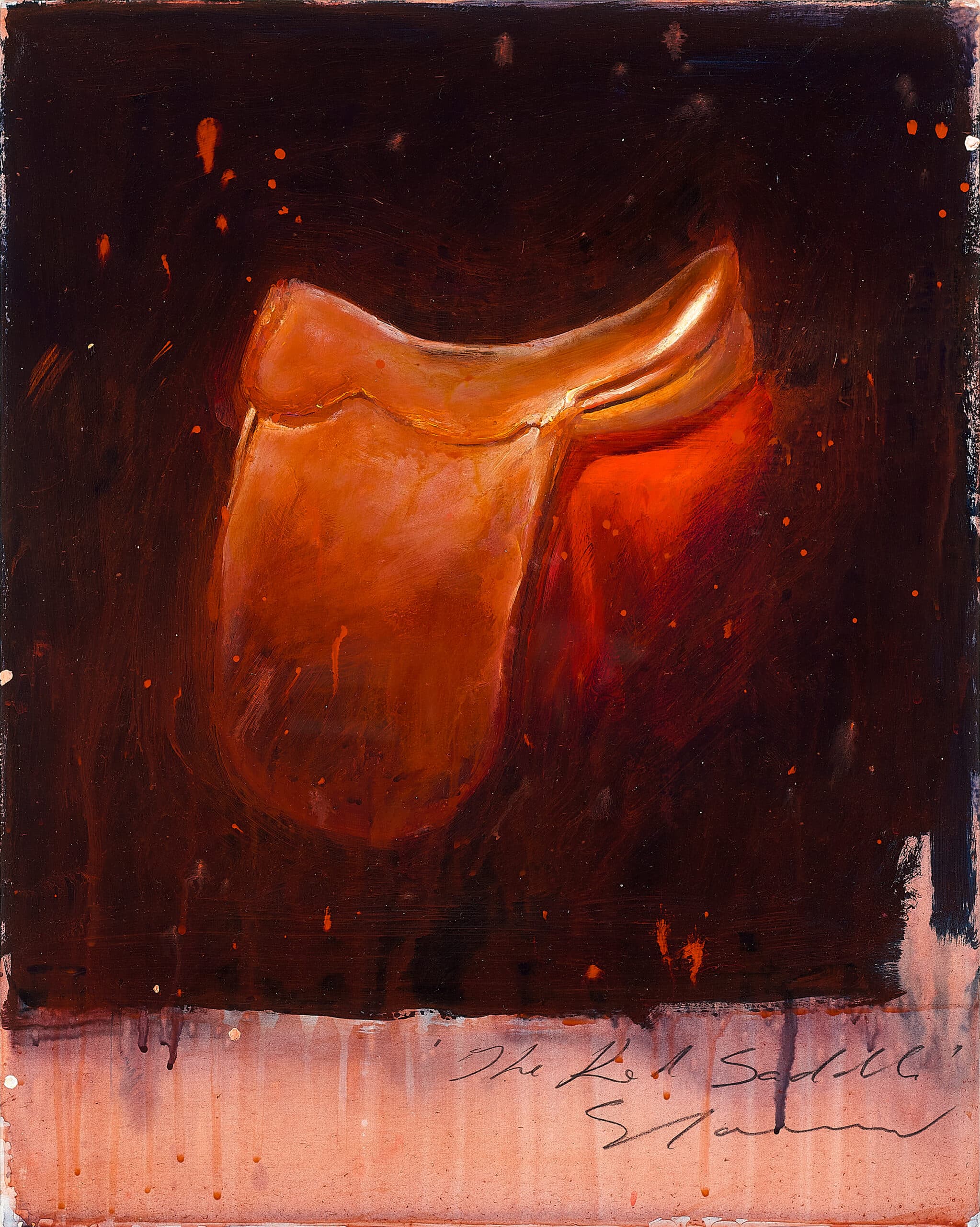 The red saddle