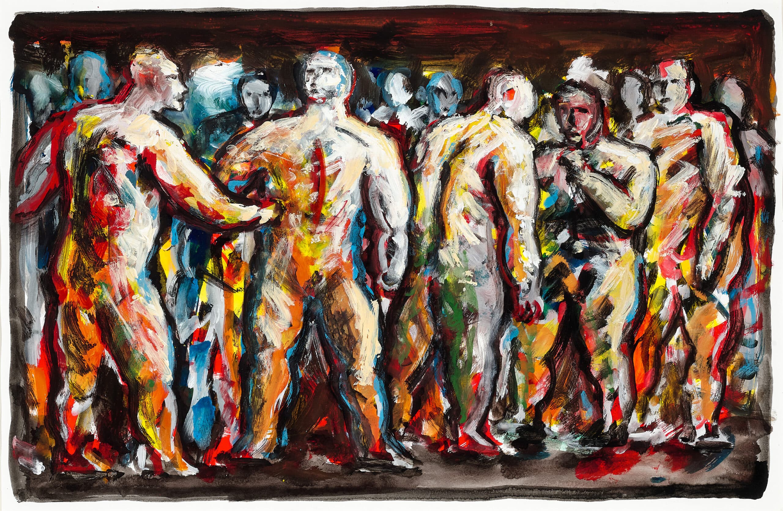 Untitled (Figures in landscape)