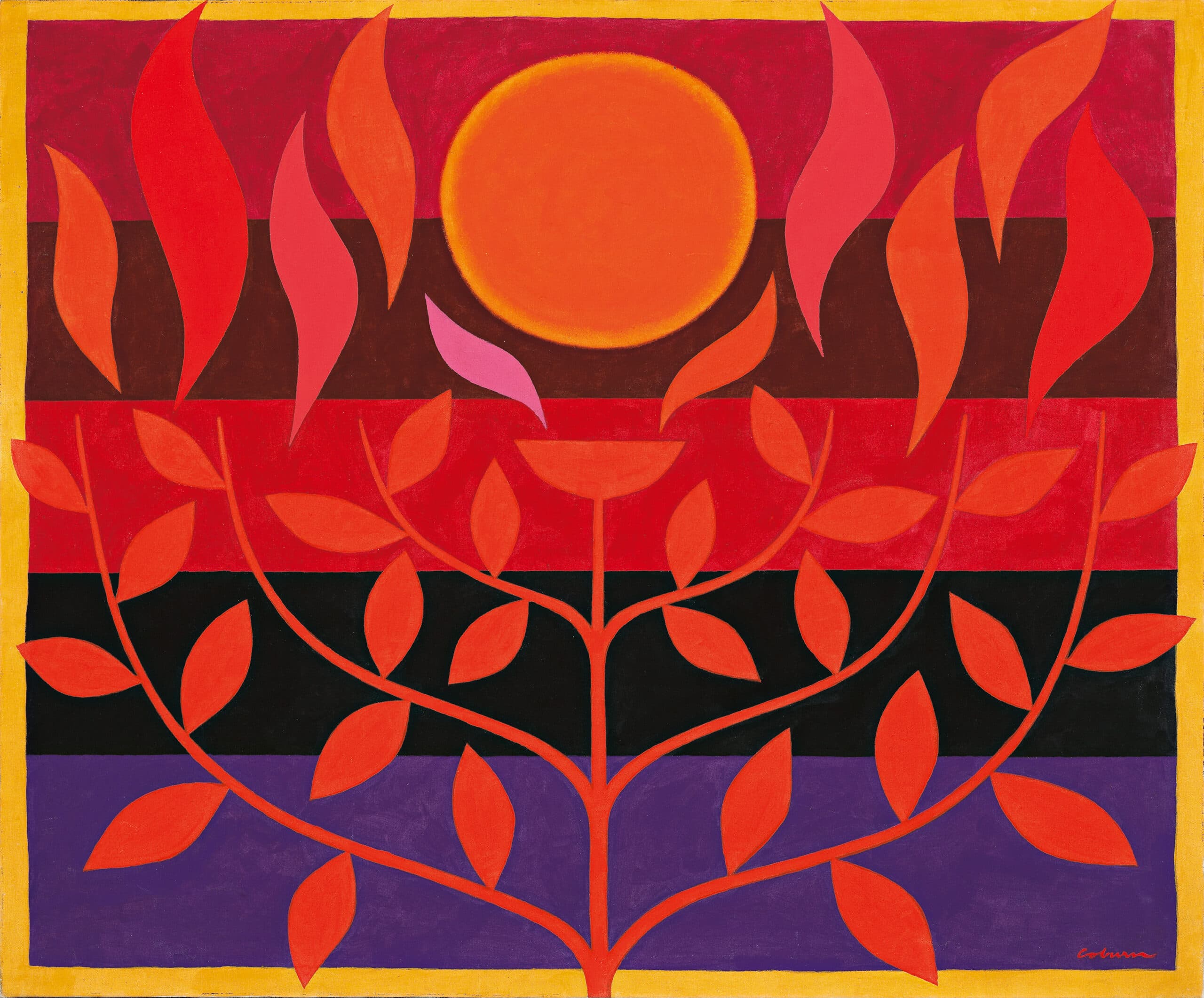 Tree of life (maquette for tapestry)