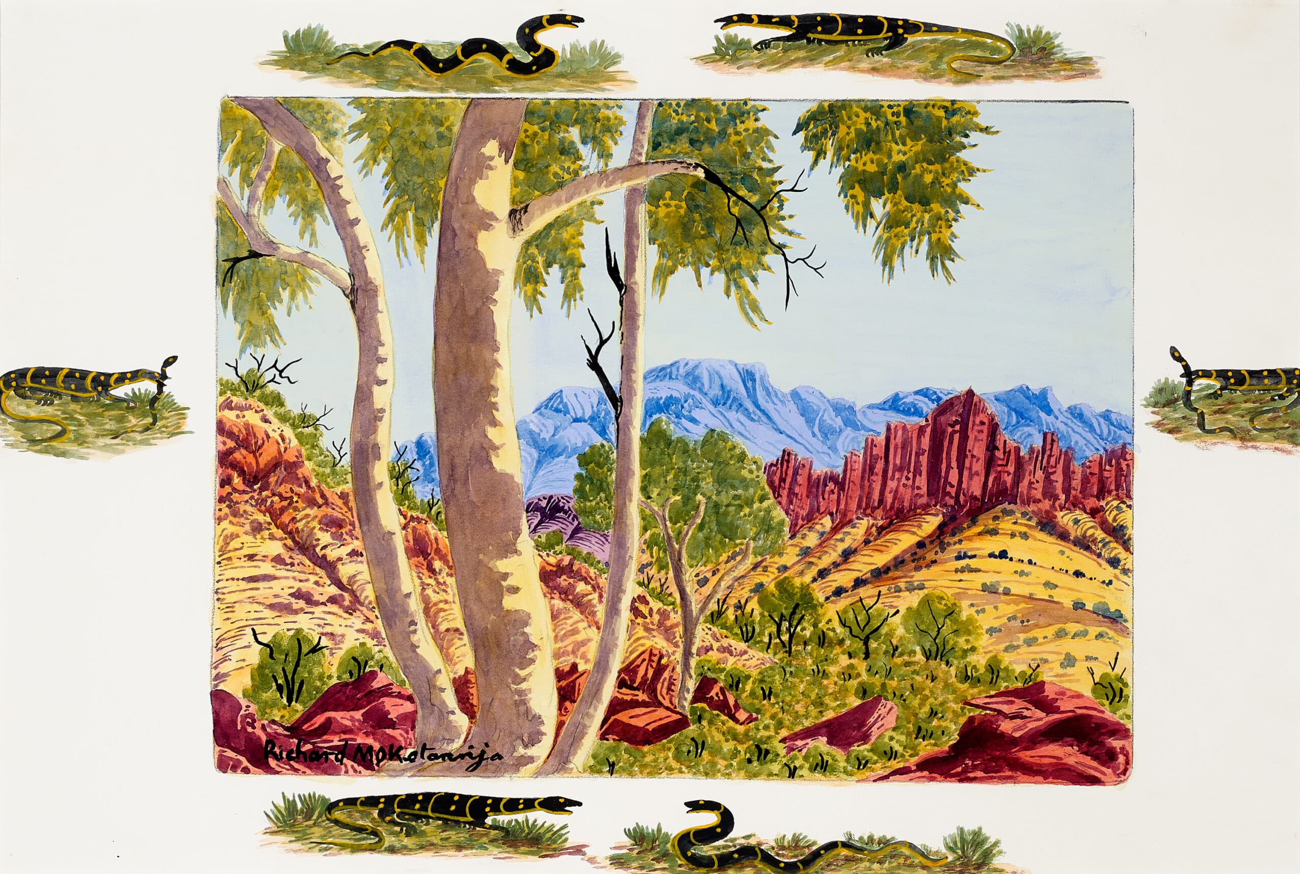 CENTRAL AUSTRALIAN LANDSCAPE