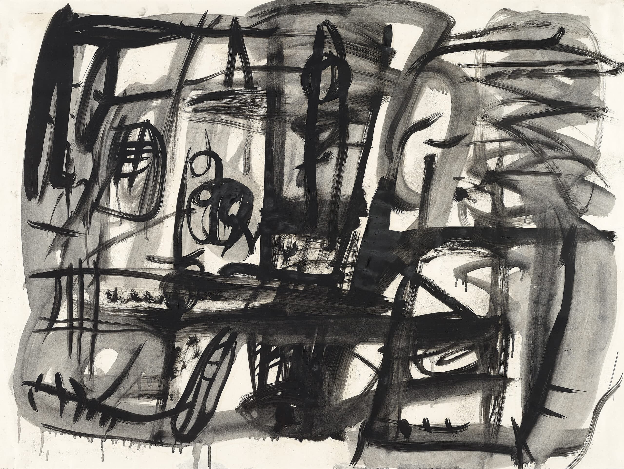 BLACK AND WHITE ABSTRACT