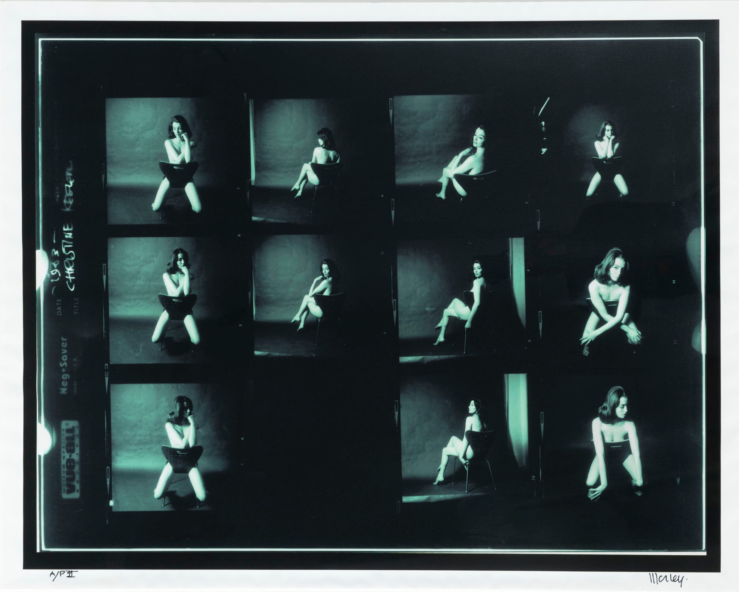 CHRISTINE KEELER CONTACT SHEET