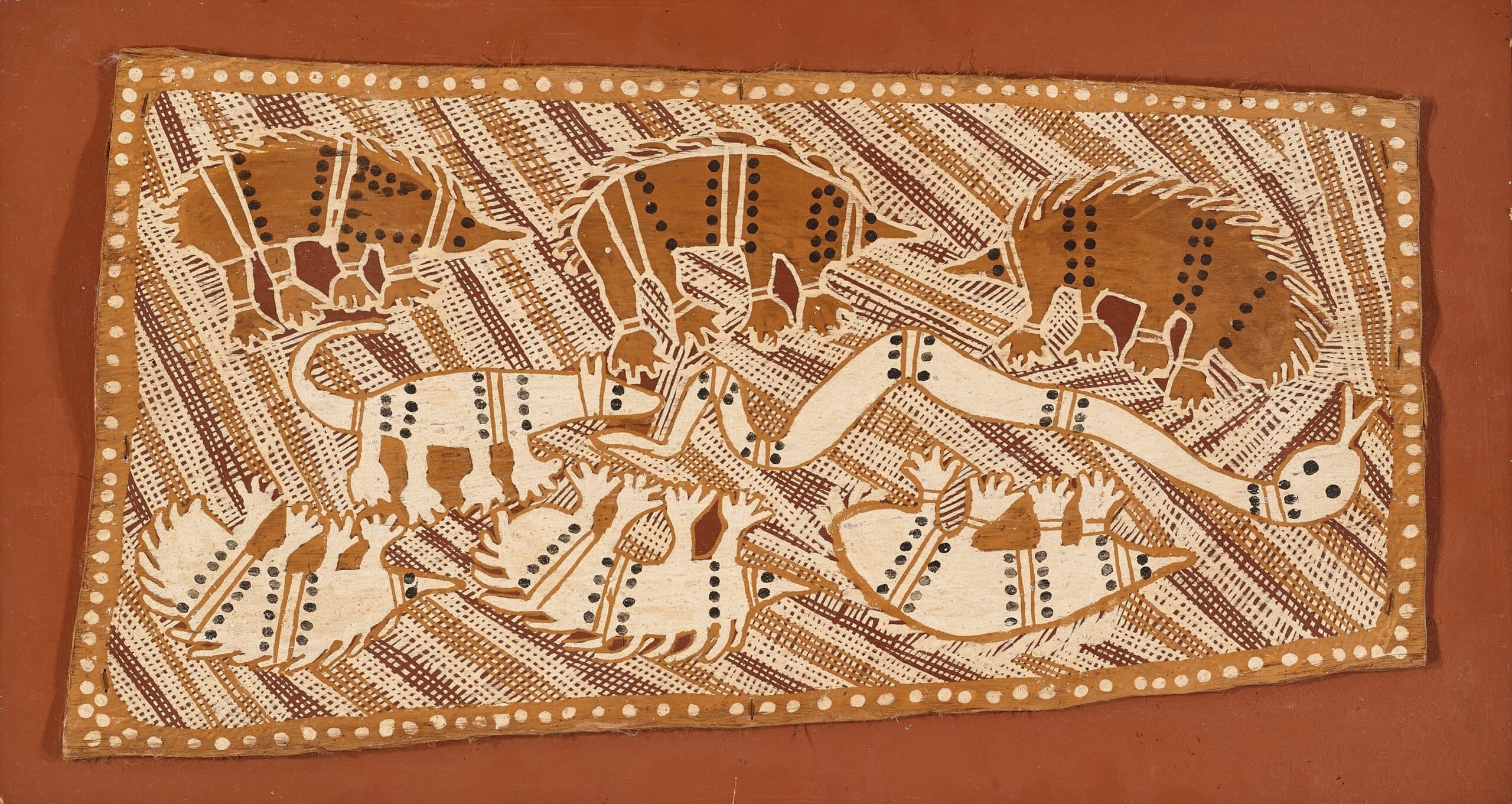 ECHIDNA AND GOANNA