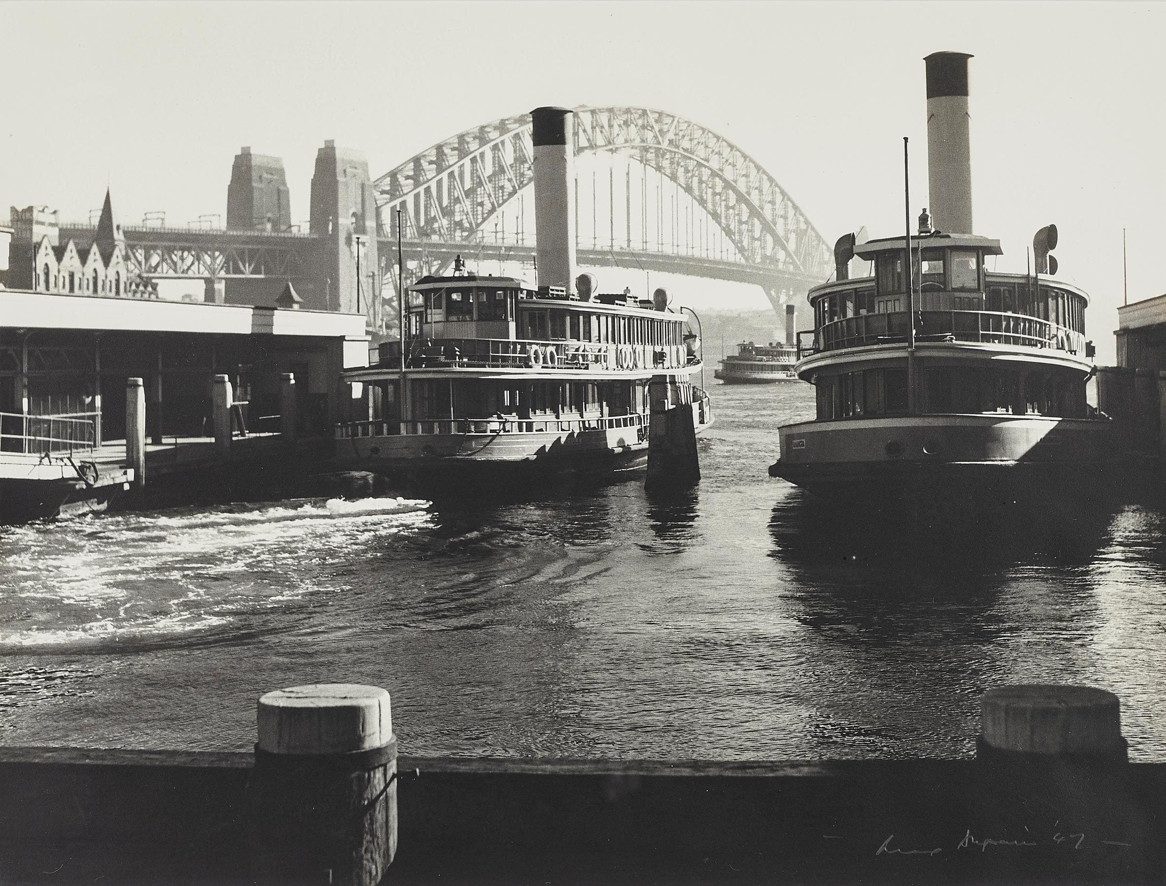 CIRCULAR QUAY (WITH TWO FERRIES)