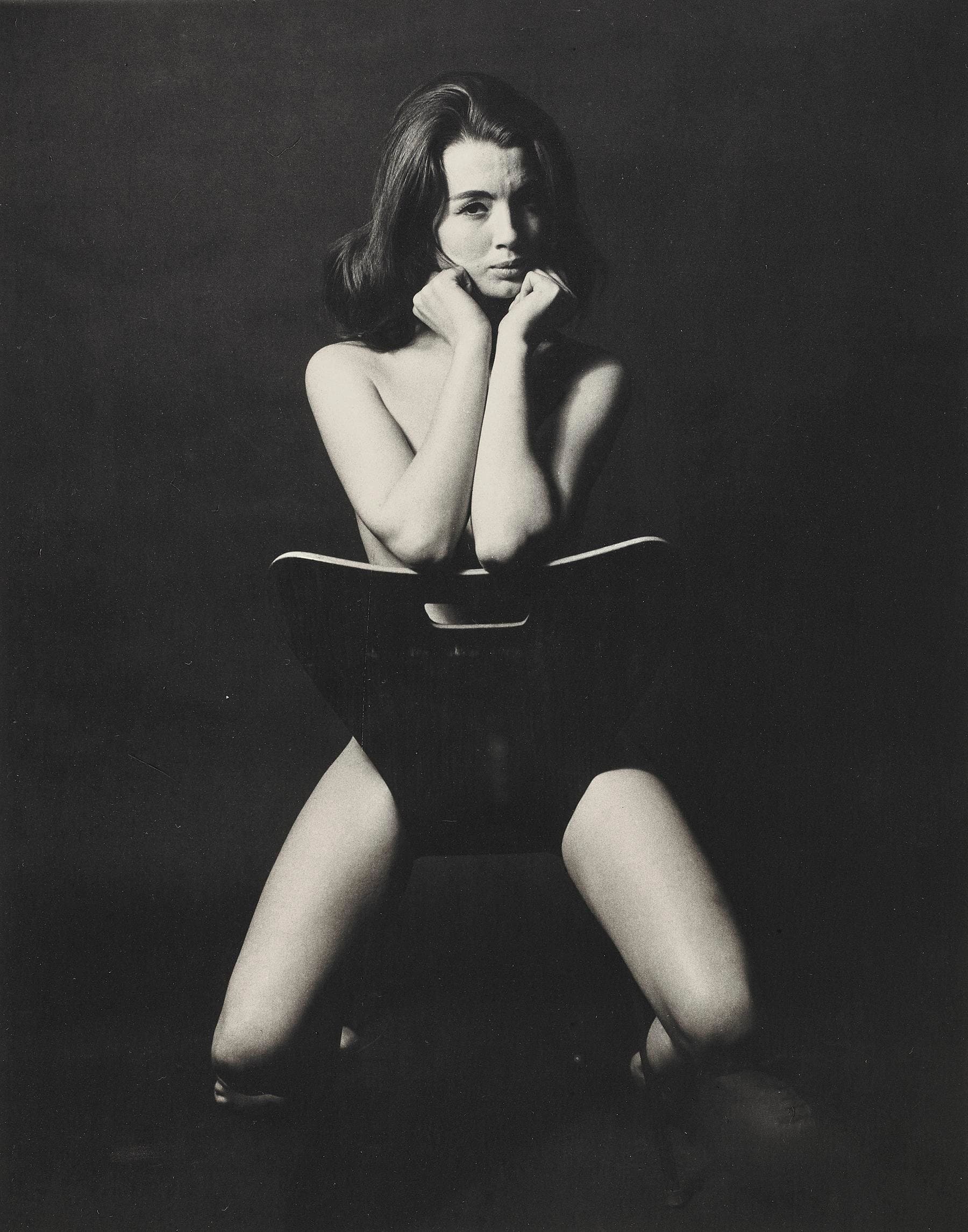 CHRISTINE KEELER, AT MORLEY’S LONDON STUDIO