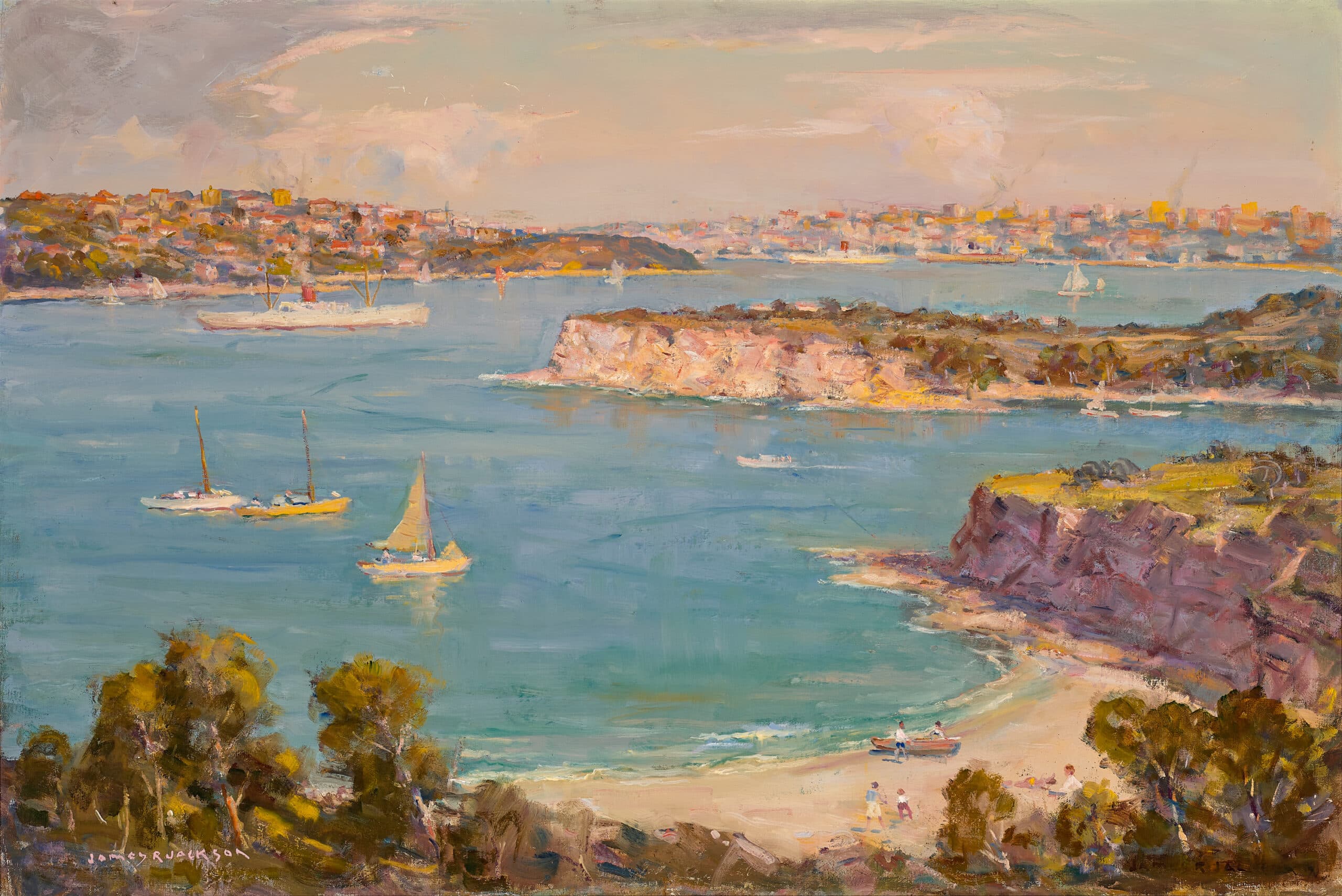 ENTRANCE TO SYDNEY HARBOUR FROM DOBROYD