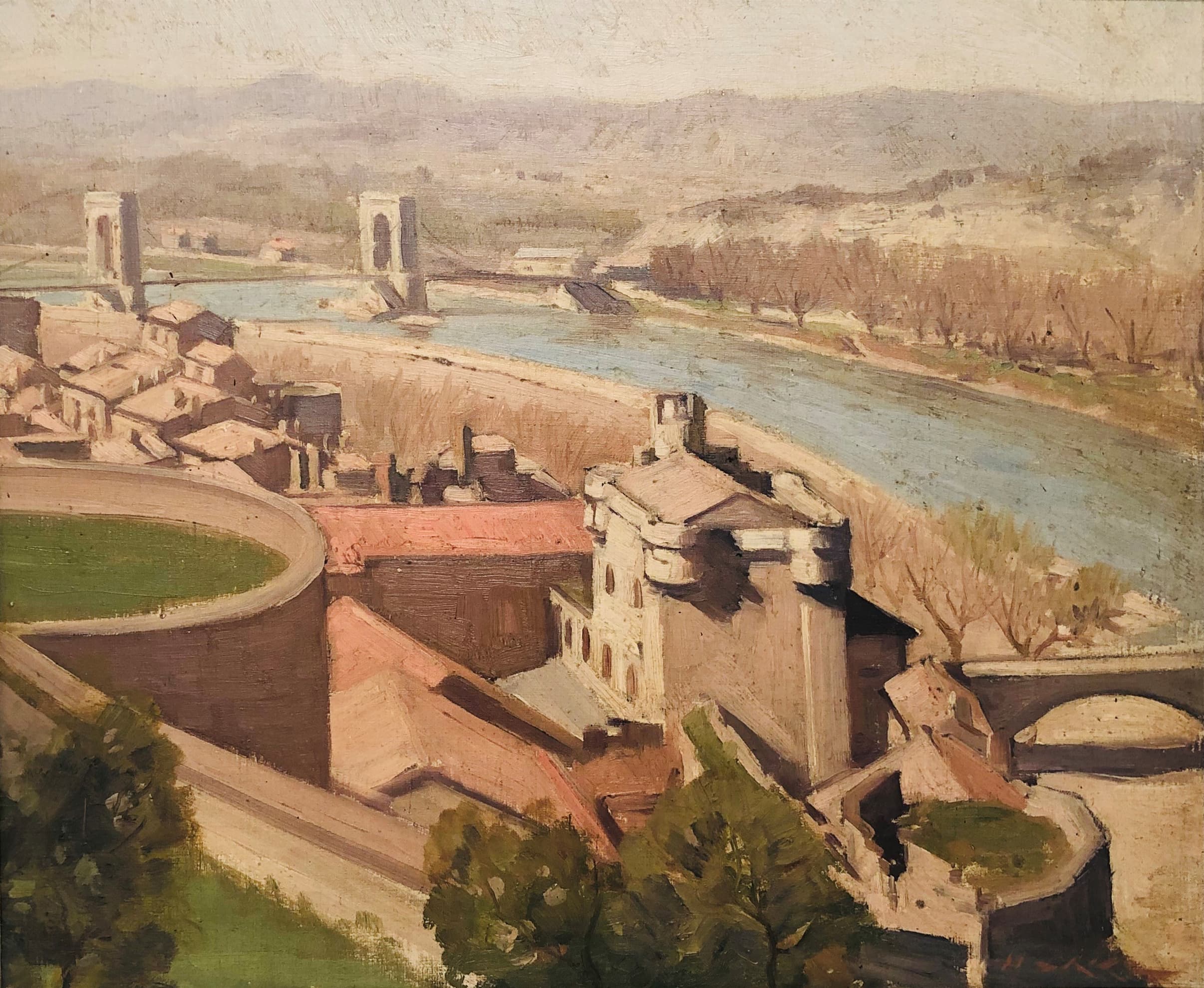 THE RHONE AT AVIGNON