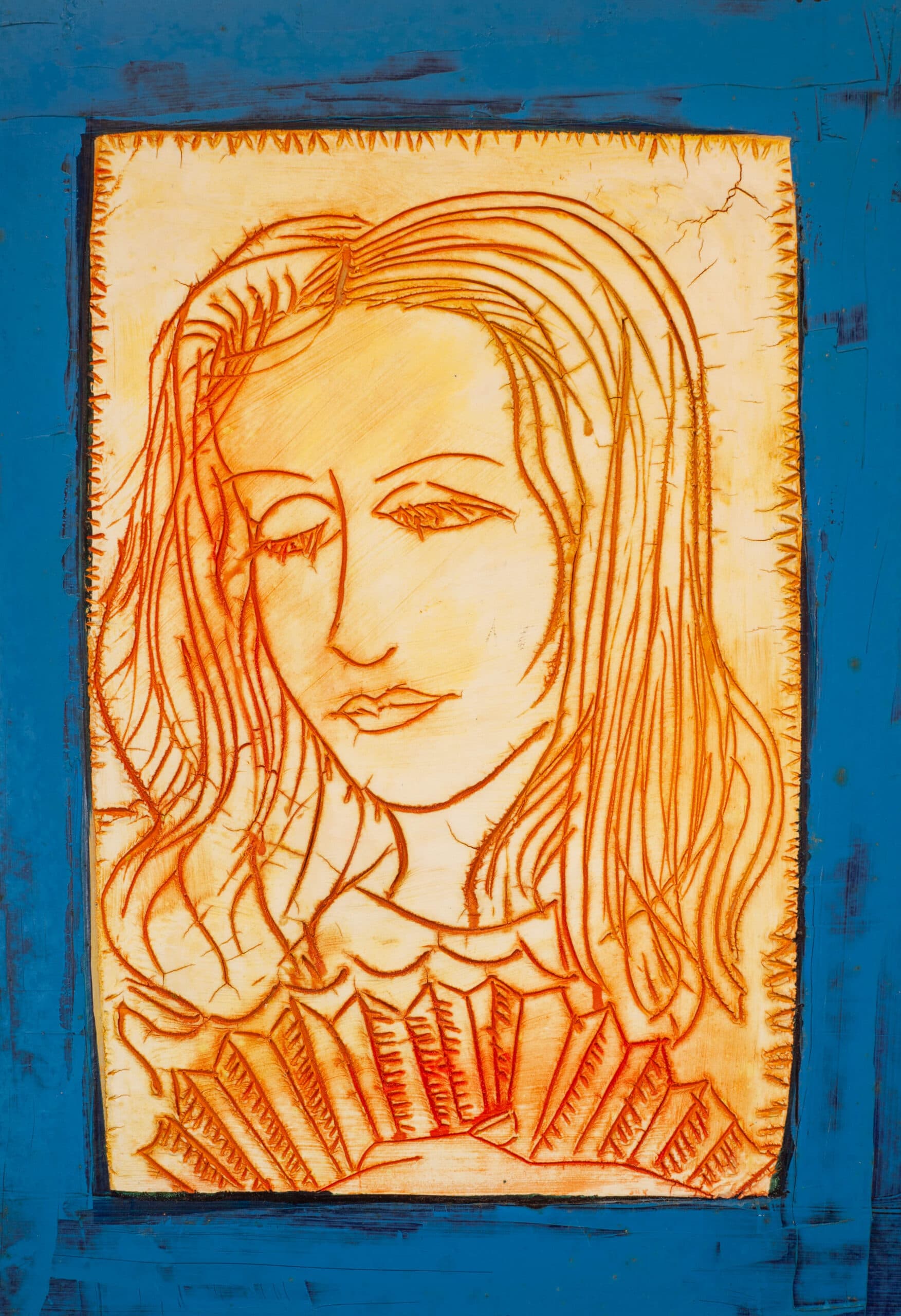 GIRL WITH FAN