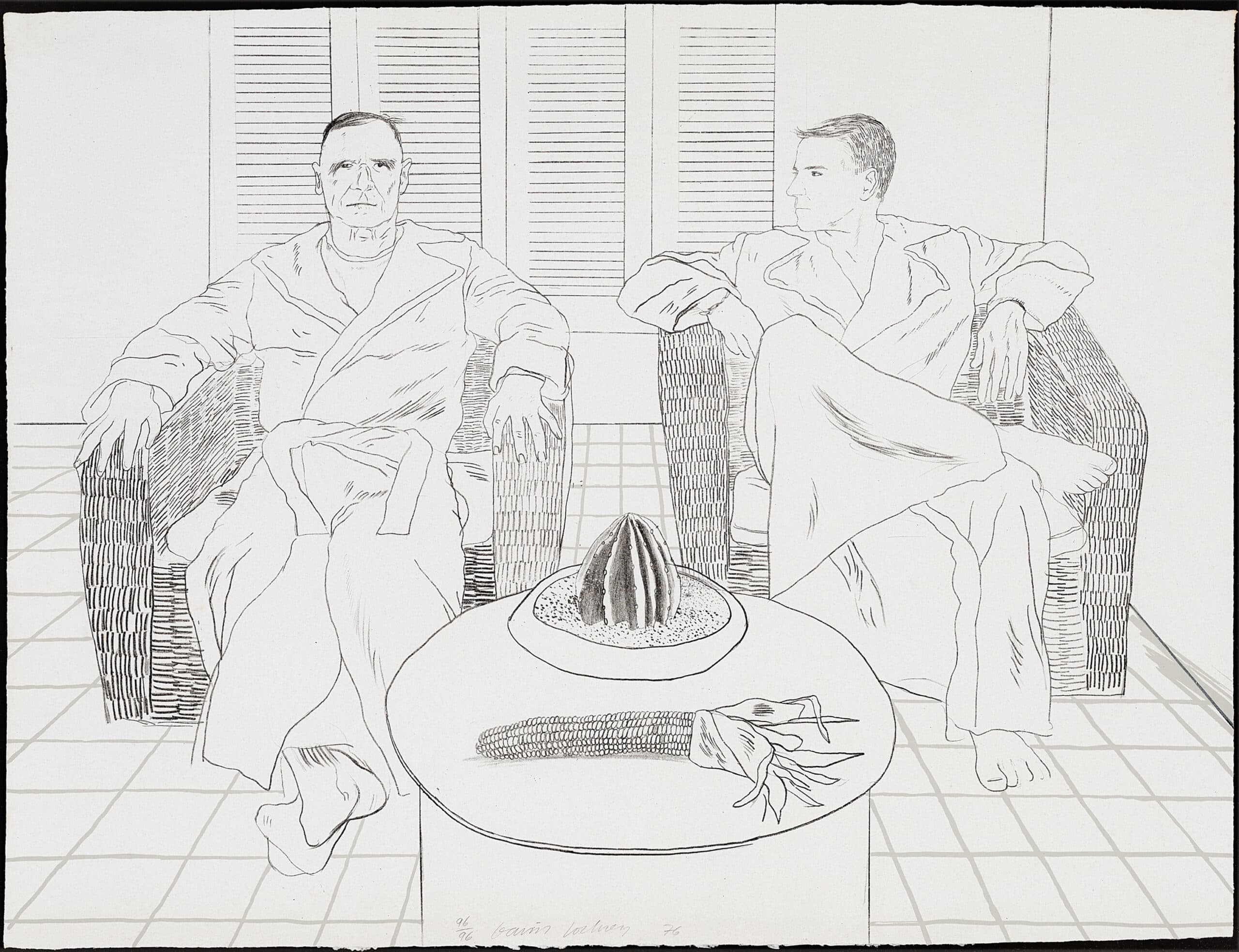 Christopher Isherwood and Don Barchardy