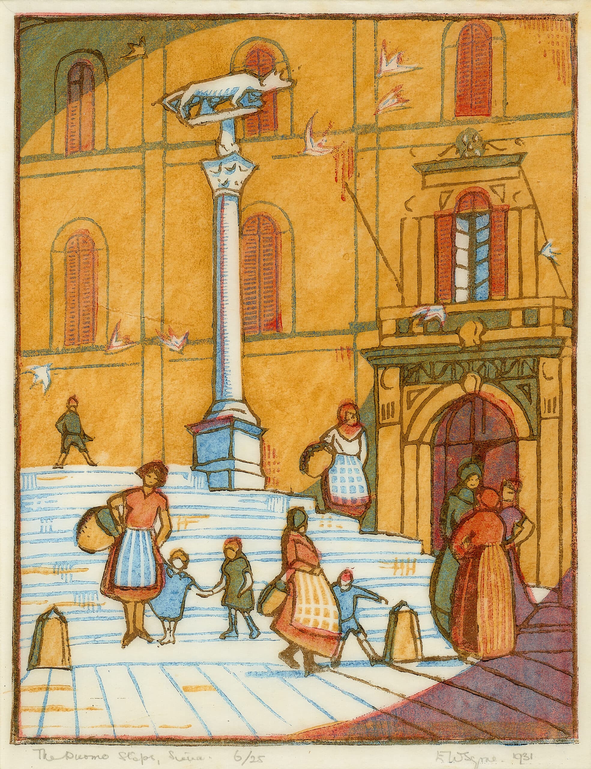 THE DUOMO STEPS, SIENA