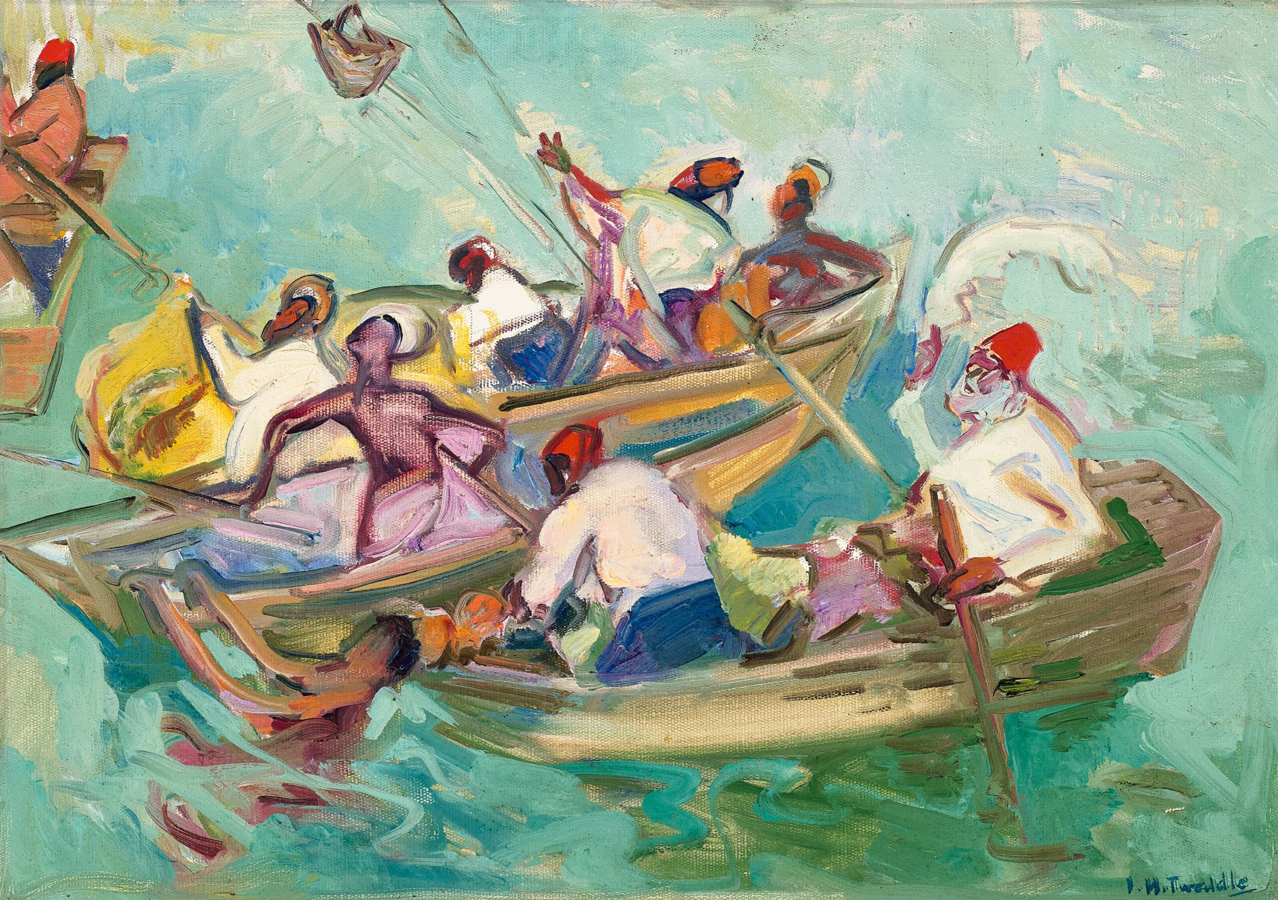 MERCHANTS ON THE SUEZ CANAL