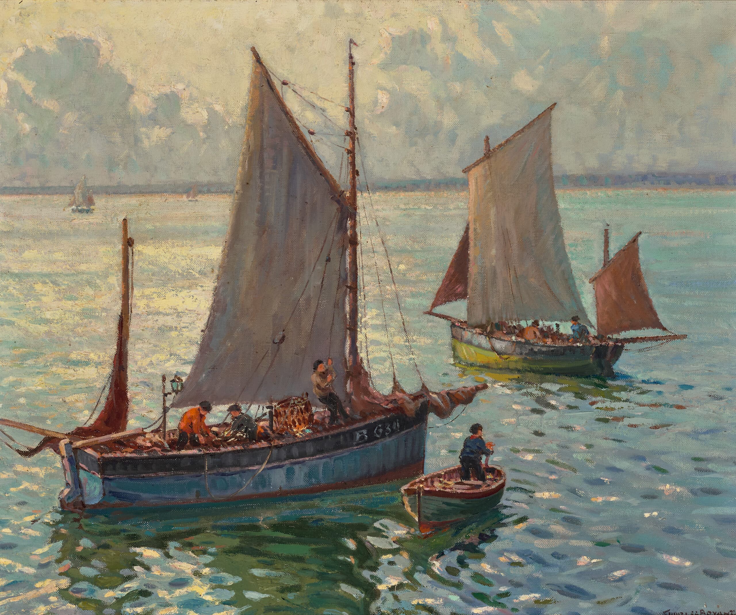 FRENCH FISHING BOATS