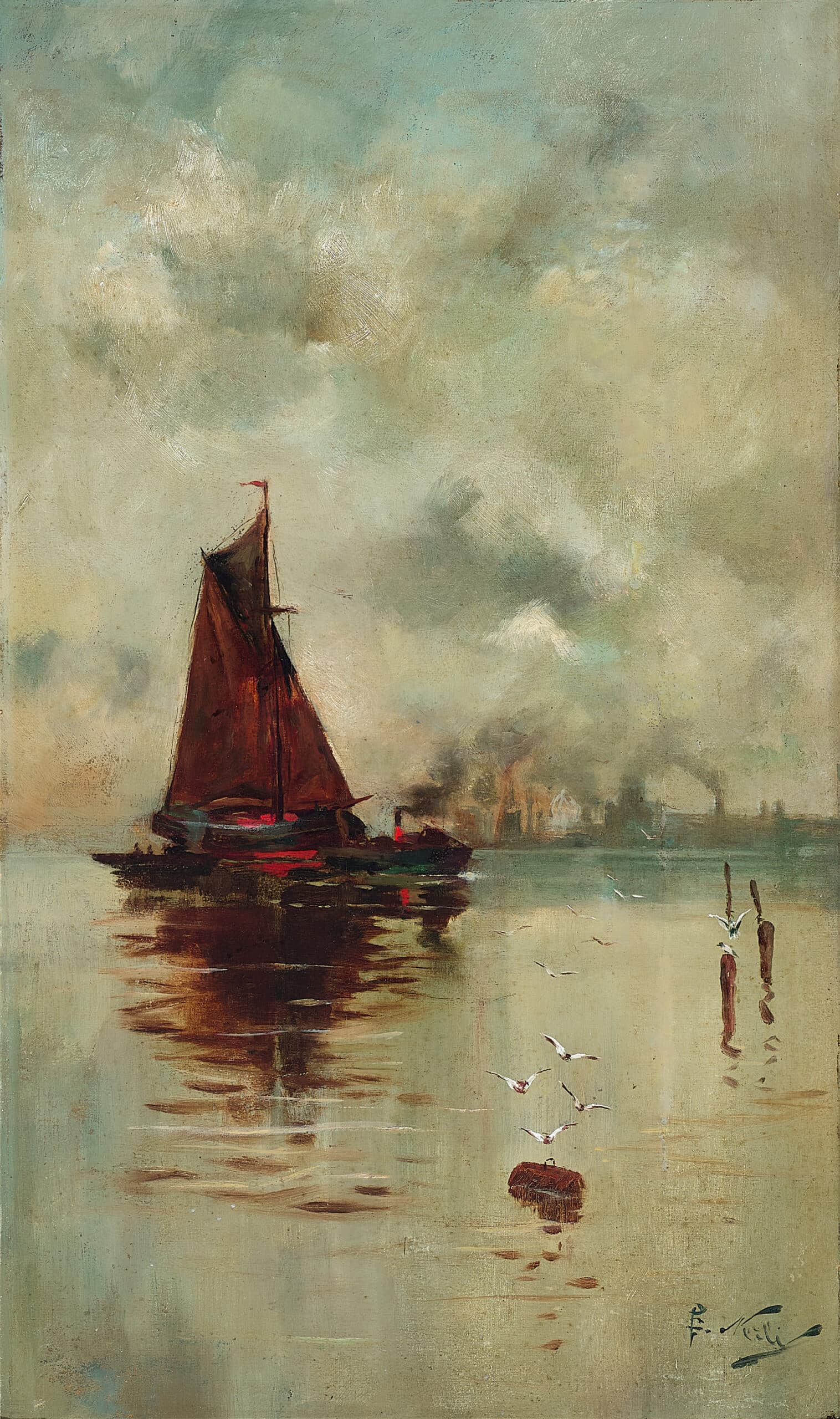 FISHING SCHOONER OFF NAPLES