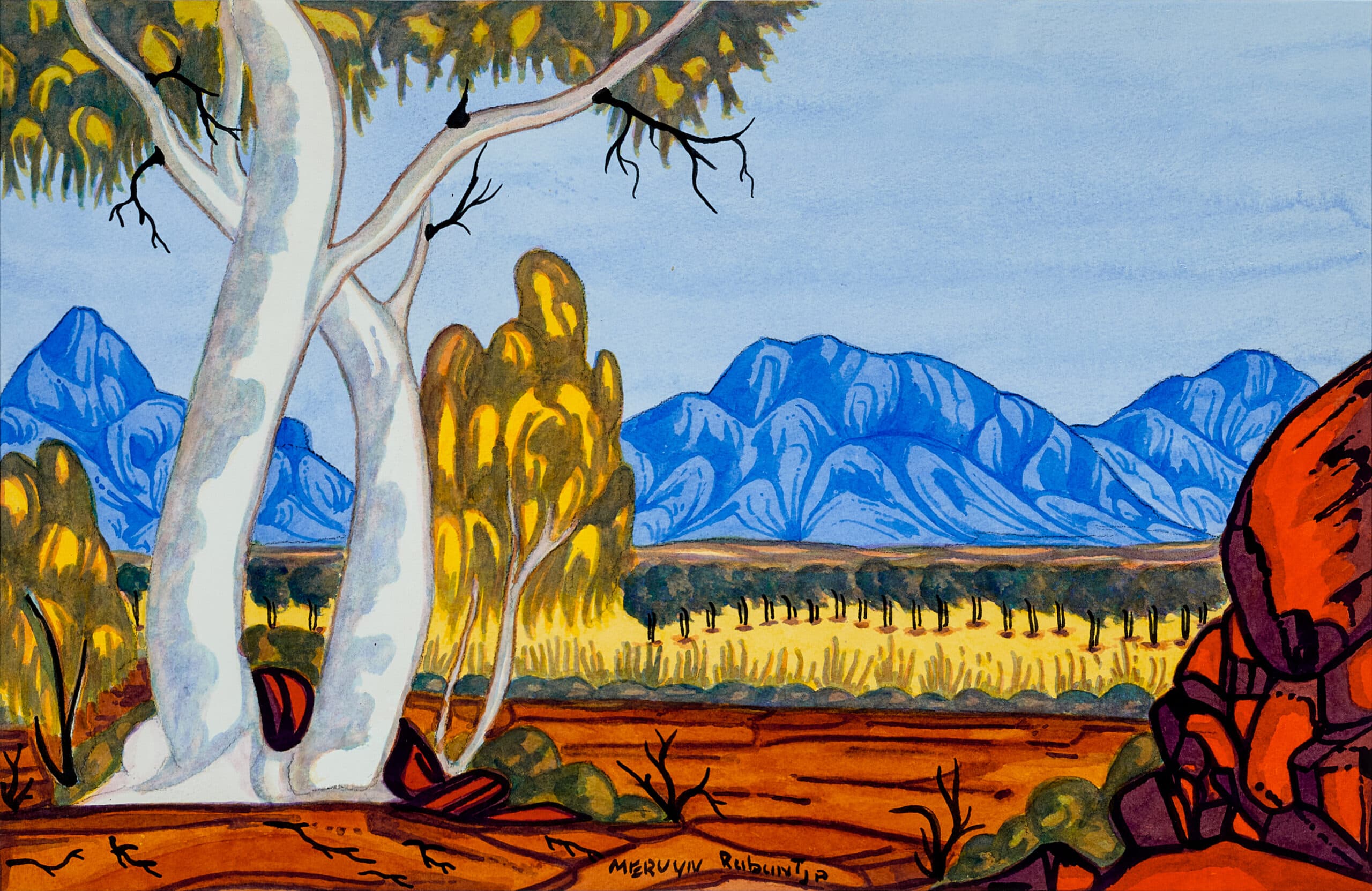 CENTRAL AUSTRALIAN SCENE