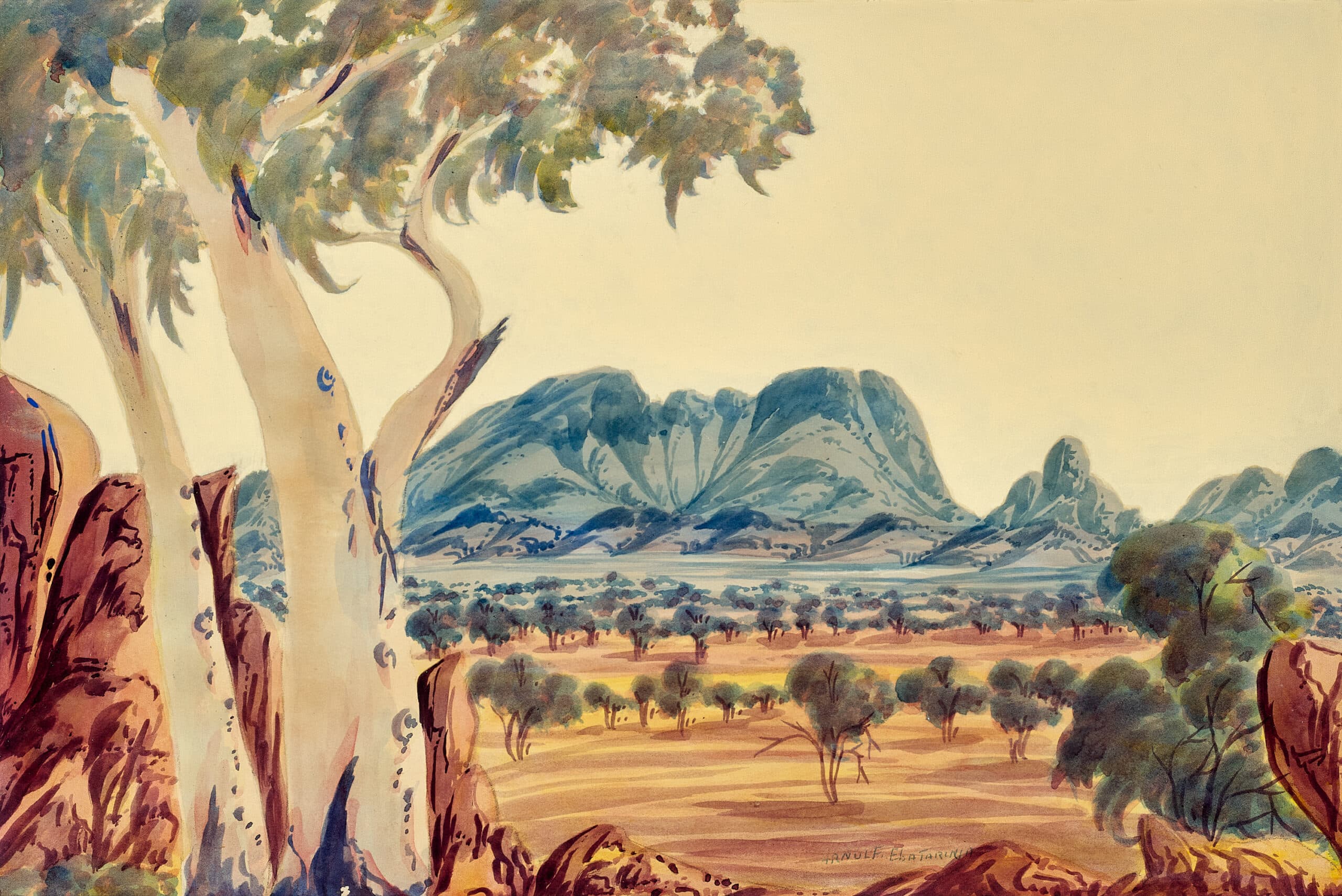 CENTRAL AUSTRALIAN LANDSCAPE