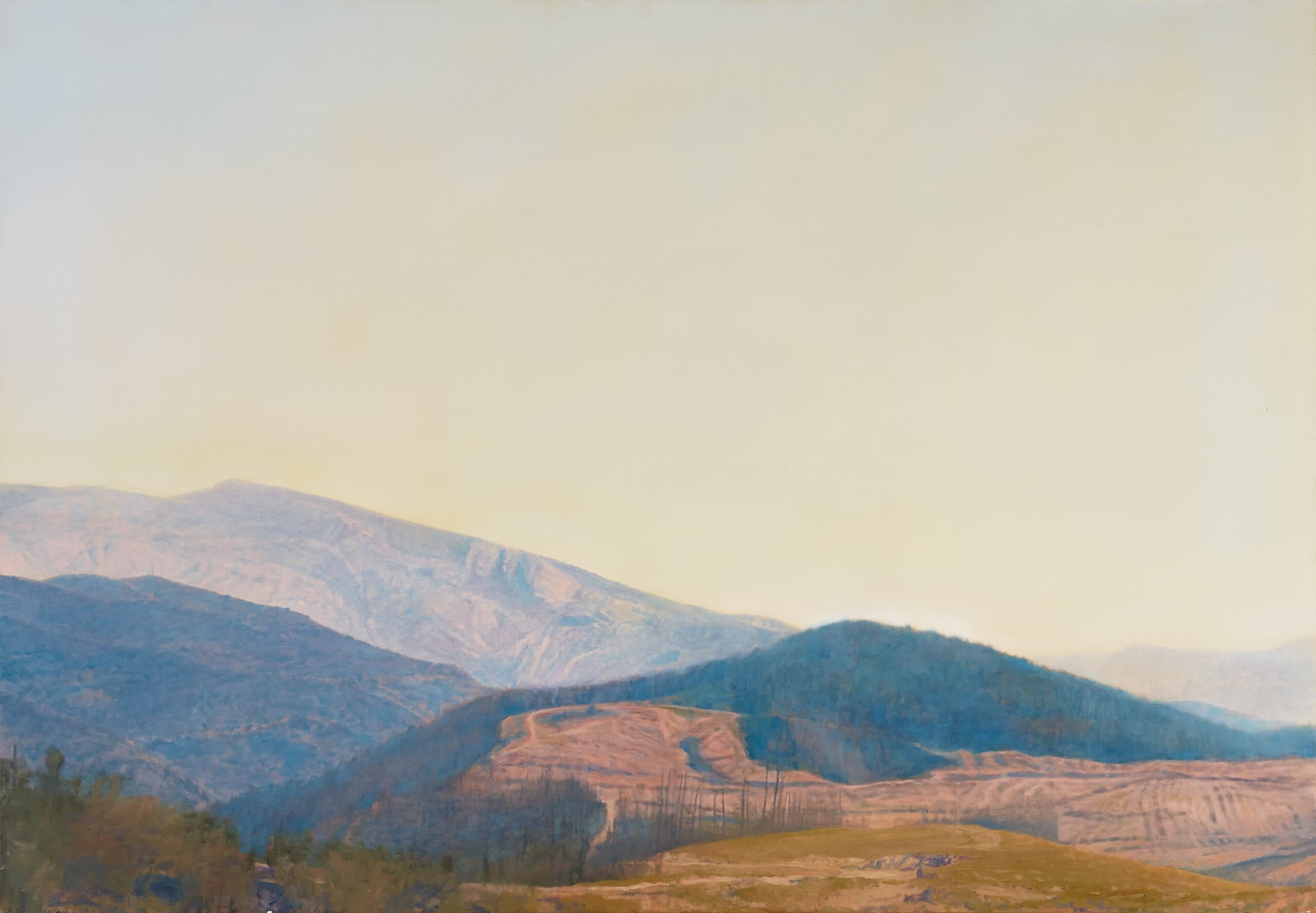 LANDSCAPE (BLUE BROWN RED) NO. 34, 2ND VARIATION