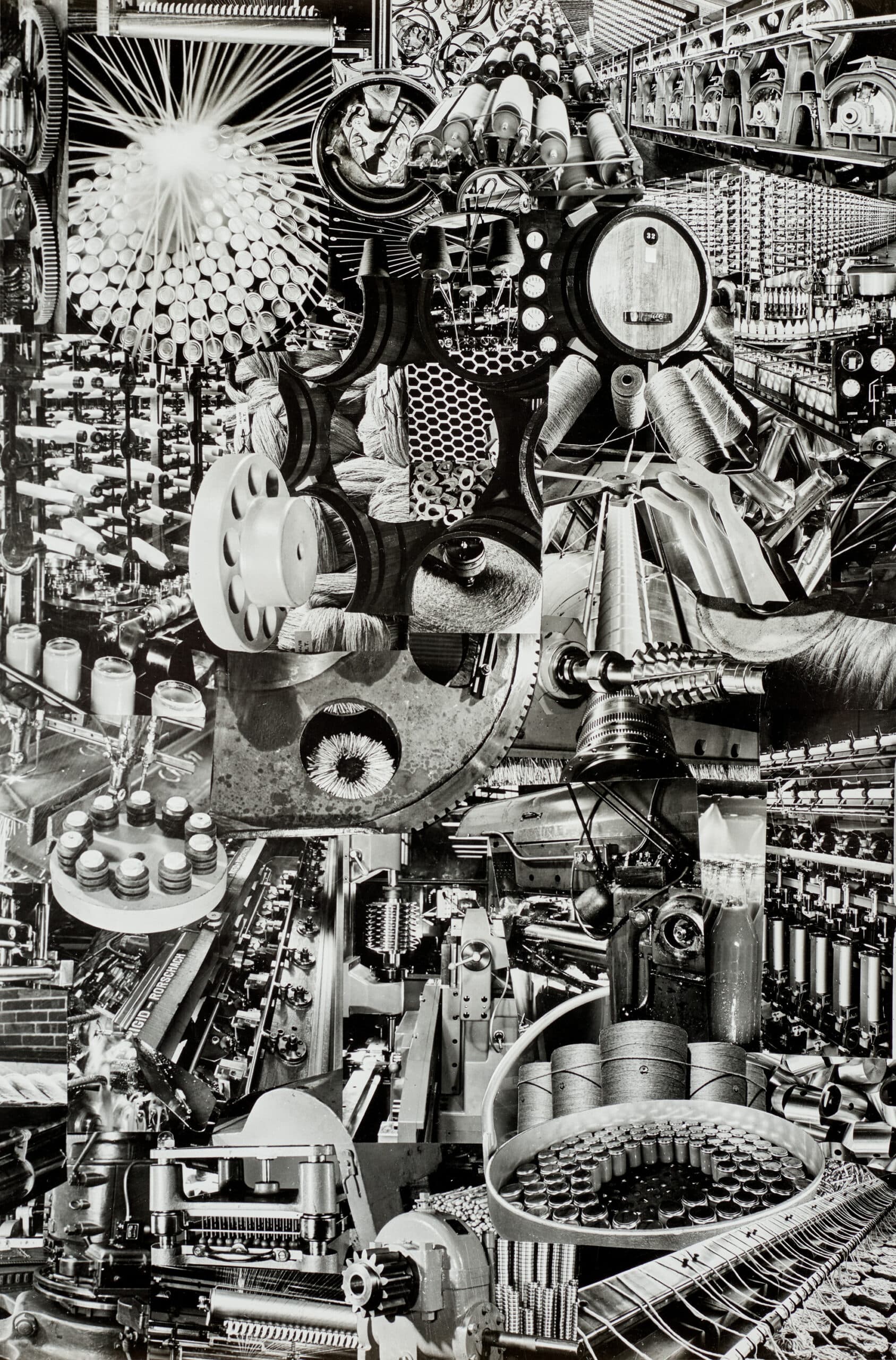 DETAIL OF THE RIGHT SECTION OF THE MURAL BY WOLFGANG SIEVERS AT THE VICTORIAN CHAMBER OF COMMERCE